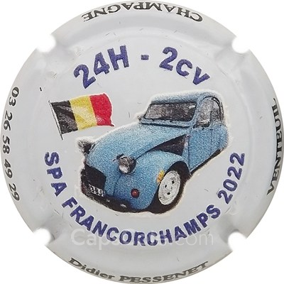 Capsule Fond blanc, en relief, N°---/300