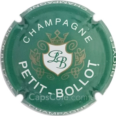 Capsule Vert, blanc et or