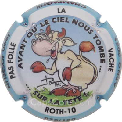 Capsule 2023, Roth-10, Contour bleu, émaillée, N°---/180