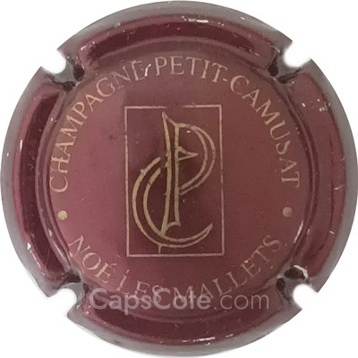 Capsule Bordeaux foncé et or