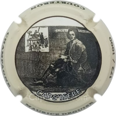Capsule Louis Mandrin, 1725-1755, contour crème, N°----/1000