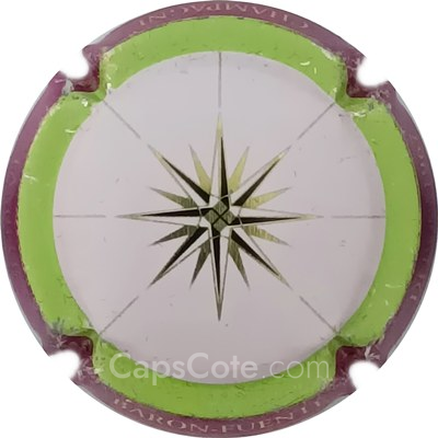 Capsule Blanc et vert, ctr fuchsia, Boussole verte et or