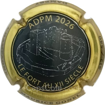 Capsule 2026, Noir, blanc, contour or, N°---/540