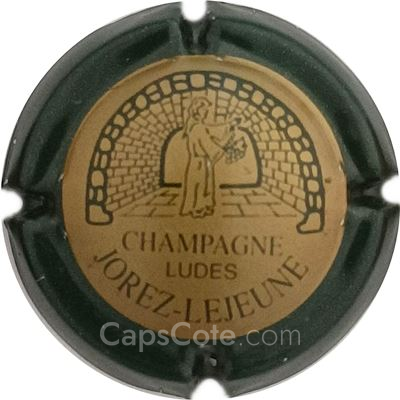 Capsule Or, contour vert foncé
