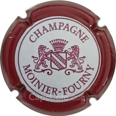 Capsule Blanc, contour bordeaux