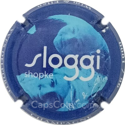 Capsule Sloggi, fond bleu, N°----/1000