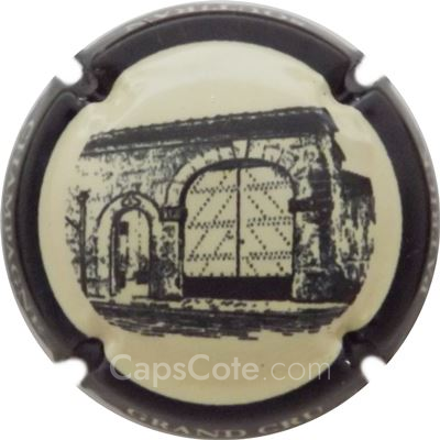 Capsule Crème, contour noir