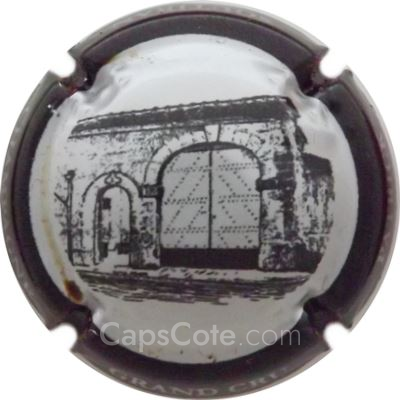Capsule Argent, contour noir