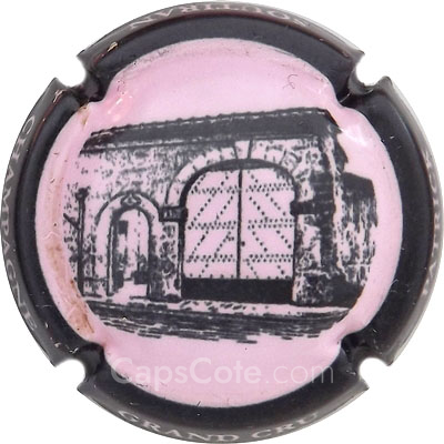Capsule Rose, contour noir