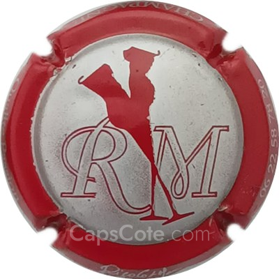 Capsule Argent, contour rouge