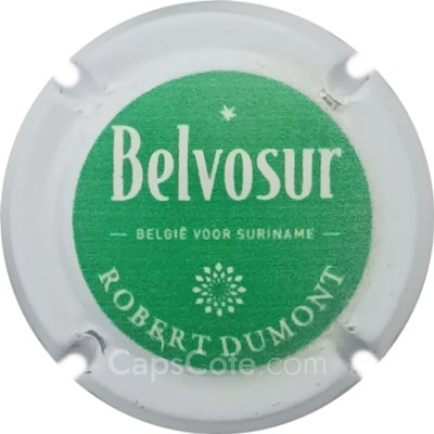 Capsule Vert mat, contour blanc