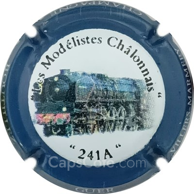Capsule c - 241A, contour bleu foncé