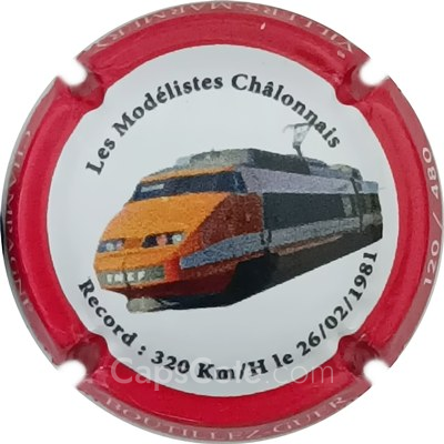 Capsule d - TGV, Record 320Km..., Ctr rouge, N°---/480