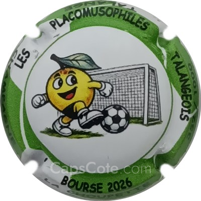 Capsule Bourse 2026, Contour vert et blanc, N°----/1000