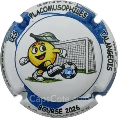 Capsule Bourse 2026,Contour bleuet blanc, strass, N°---/300