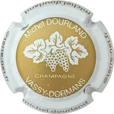 Capsule Or, contour blanc