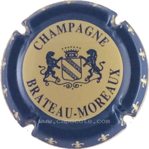 Capsule Crème, contour bleu