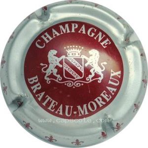 Capsule Bordeaux, contour argent