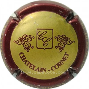 Capsule Or contour Bordeaux