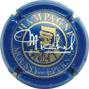 Capsule Bleu, or et blanc