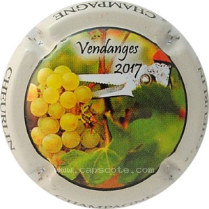 Capsule Vendanges 2017, contour blanc cassé
