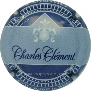Capsule Fond bleu foncé, baniére gris-bleuté