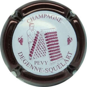 Capsule Contour bordeaux foncé, fond blanc cassé
