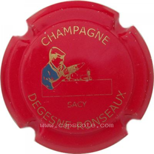 Capsule Rouge, lettres or
