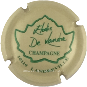 Capsule Crème et vert, inscription Landreville