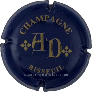 Capsule Bleu foncé et or