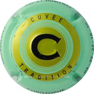 Capsule Cuvée tradition, contour vert