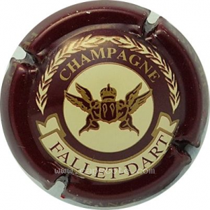Capsule Bordeaux foncé et crème