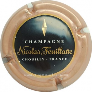 Capsule Contour marron clair centre noir