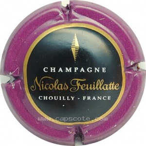 Capsule Contour violet, centre noir