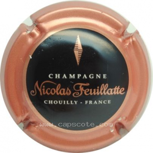 Capsule Contour rosé, centre noir