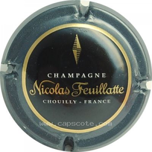 Capsule Contour gris foncé, centre noir