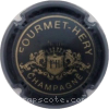 Capsule Fourmet - Hery  Noir et or pâle (blason bas)