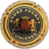Capsule Fourny André  Noir, or et rouge, insc. noir sur contour