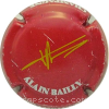 Capsule Bailly Alain Fond bordeaux, or et blanc