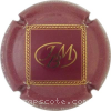 Capsule Bandock Jean Marie Centre rouge, contour vieux rose, or