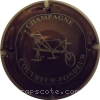 Capsule Couvreur Fondeur Marron et crème striée