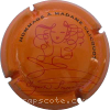 Capsule Clicquot Orange, rouge et noir avec signature verso