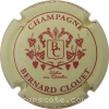 Capsule Clouet Bernard Crème et bordeaux