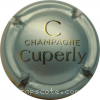 Capsule Cuperly Fond argent, or, grand C