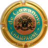 Capsule De Cazanove Contour or, Cercle intérieur rosé