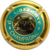 Capsule De Cazanove Contour or, Cercle intérieur noir