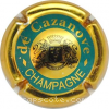 Capsule De Cazanove Contour or, Cercle intérieur or