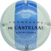 Capsule De Castelnau Fond blanc, bande bleue