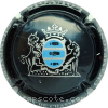 Capsule De Chassey Guy Fond noir, dessin argent