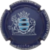Capsule De Chassey Guy Fond bleu, insc. blanche